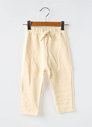 Pantalon slim talie elastică talie elastică bej PETIT BATEAU fată