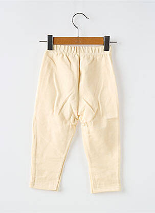 Pantalon slim talie elastică talie elastică bej PETIT BATEAU fată