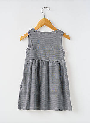 Rochie scurtă plasă fină fără mâneci albastru PETIT BATEAU fată