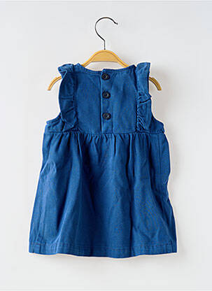 Rochie scurtă fără mâneci fără mâneci albastru PETIT BATEAU fată