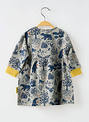 Rochie scurtă mâneci lungi mâneci lungi gri MOULIN ROTY fată