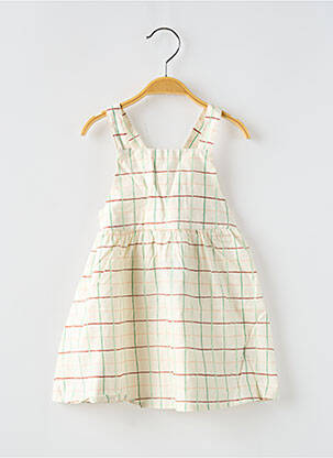 Rochie scurtă fără mâneci fără mâneci bej MOULIN ROTY fată