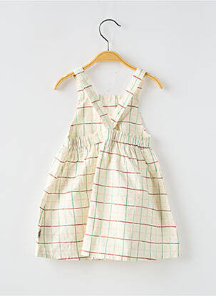 Rochie scurtă fără mâneci fără mâneci bej MOULIN ROTY fată