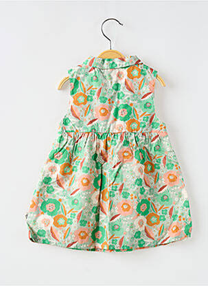 Rochie scurtă fără mâneci fără mâneci verde MOULIN ROTY fată