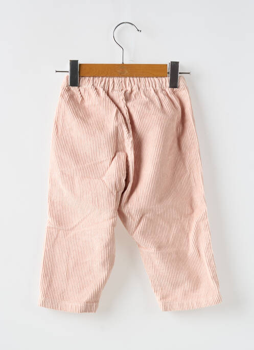 Pantalon drept roz PETIT BATEAU fată