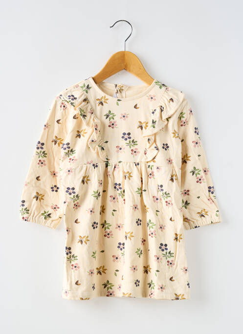 Rochie scurtă bej PETIT BATEAU fată