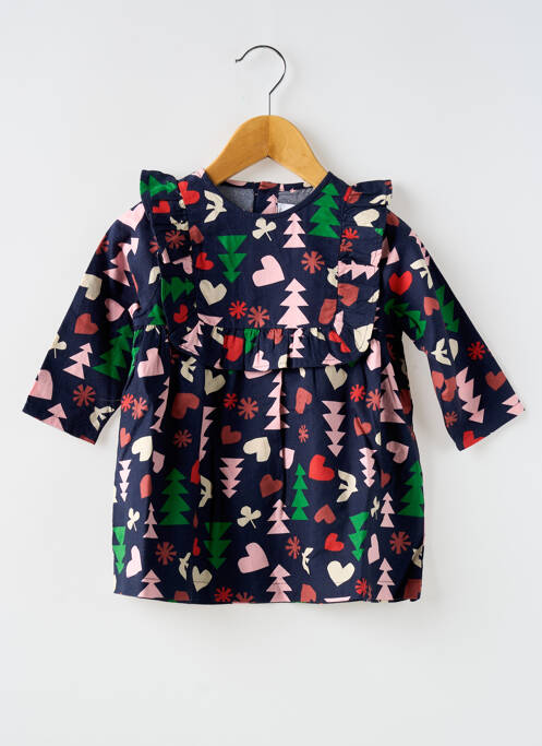 Rochie scurtă albastru PETIT BATEAU fată