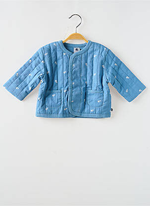 Jachete casual guler rotund albastru PETIT BATEAU fată