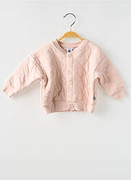 Jachete casual închidere cu nasturi pe față roz PETIT BATEAU fille