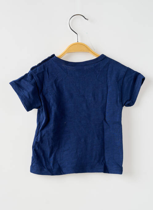Tricou albastru PETIT BATEAU fată