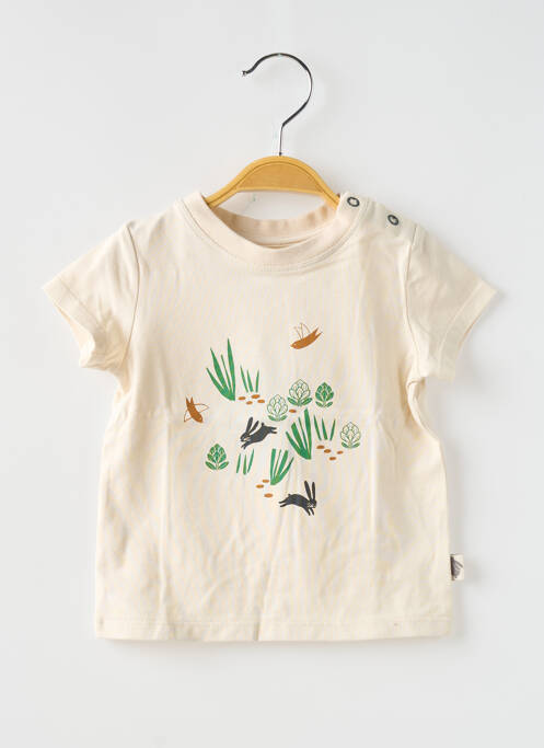 Tricou bej MOULIN ROTY copil