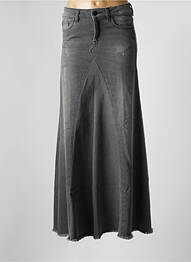Fustă lungă talie înaltă gri HEARTLESS JEANS femme