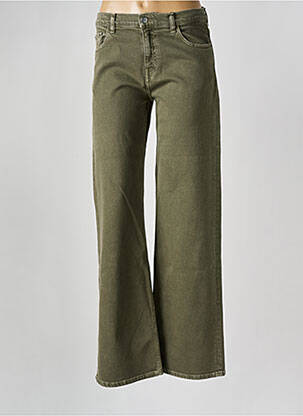 Blugi cu croială evazată verde HEARTLESS JEANS femeie