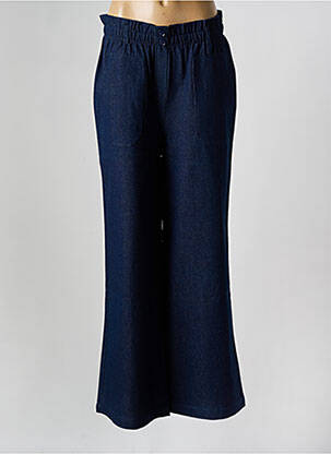 Blugi cu croială largă albastru AN' GE femeie