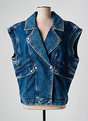 Jachete casual guler tip costum albastru HEARTLESS JEANS femeie