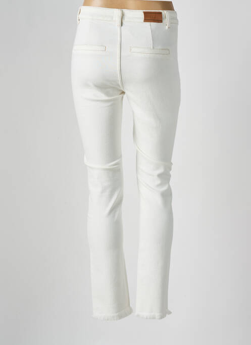 Blugi cu croială slim bej NÜD femeie