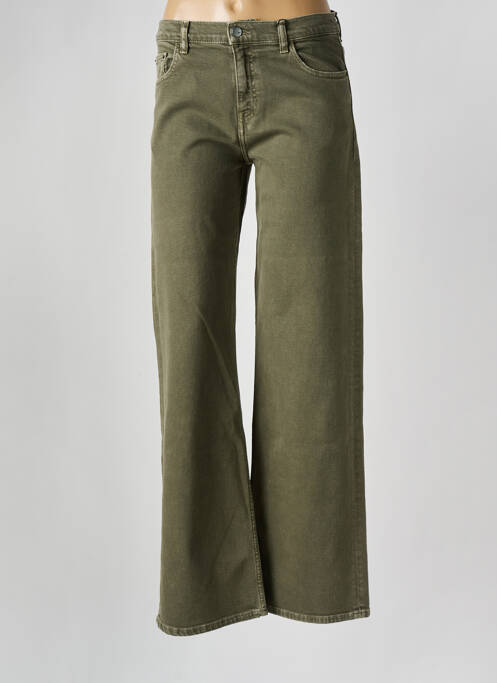 Blugi cu croială evazată verde HEARTLESS JEANS femeie