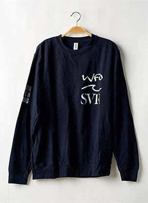 Pulover albastru JUST HOODS BY AWDIS bărbat