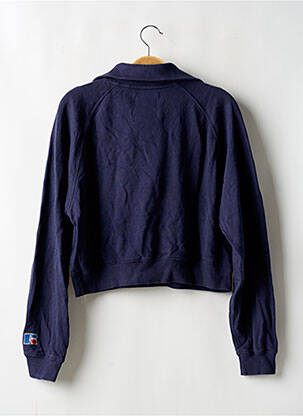 Hanorac broderie mâneci lungi albastru PULL & BEAR femeie