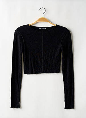Top negru ZARA femeie