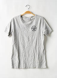 Tricou croială dreaptă mâneci scurte gri EUDOXIE femme