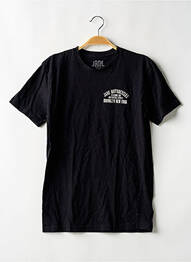 Tricou croială dreaptă mâneci scurte negru JANE homme
