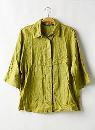 Cămașă mâneci scurte mâneci scurte verde ZARA femme