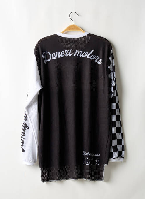 Tricou negru DENERI MOTORS bărbat