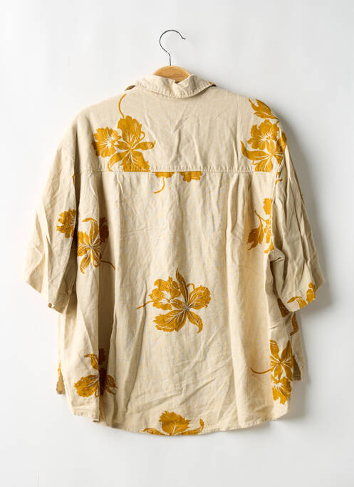 Cămașă cu mâneci scurte maro OYSHO bărbat