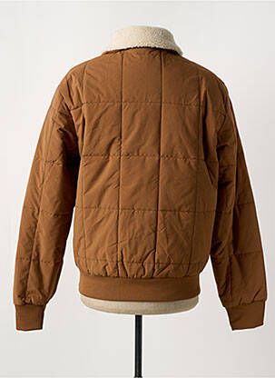 Geacă matlasată buzunare fără glugă maro JACK & JONES bărbat