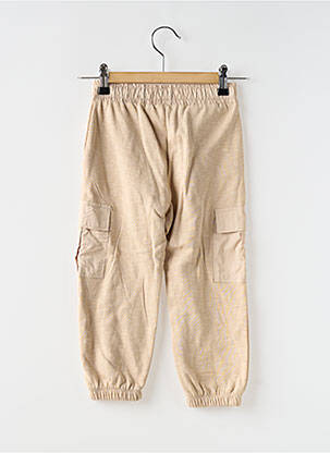 Pantalon cargo închidere cu legături de legat talie elastică bej NAME IT fată