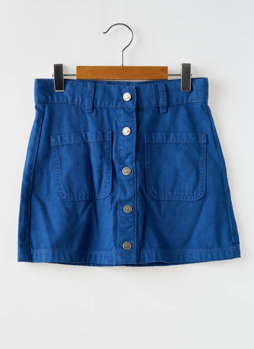 Fustă midi albastru PETIT BATEAU fată