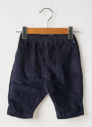 Pantalon drept croială dreaptă talie elastică albastru PETIT BATEAU garcon