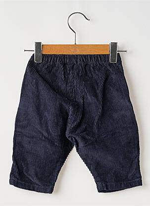 Pantalon drept croială dreaptă talie elastică albastru PETIT BATEAU băiat