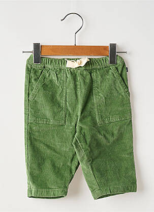 Pantalon drept verde PETIT BATEAU băiat