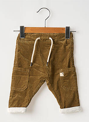 Pantalon slim talie elastică talie elastică maro NAME IT băiat
