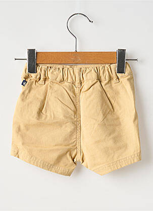 Șort țesătură poplin talie elastică bej PETIT BATEAU băiat