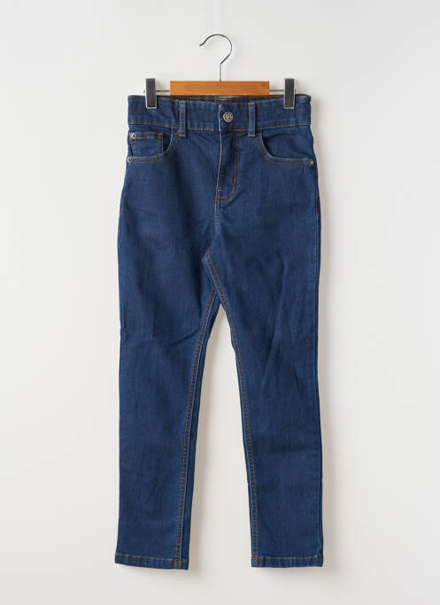 Blugi cu croială slim albastru PETIT BATEAU fată