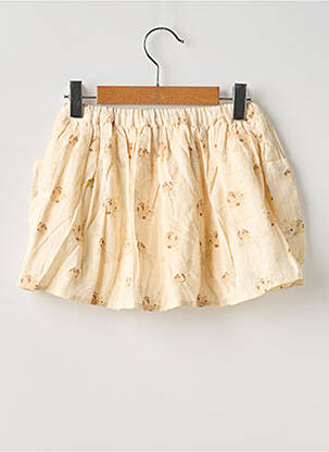 Fustă midi imprimeu floral bej LIL'ATELIER fată