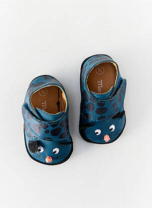 Papuci/Pantofi de casă albastru MOULIN ROTY băiat