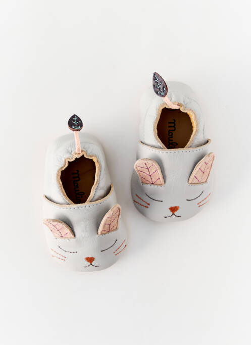 Papuci/Pantofi de casă gri MOULIN ROTY fată