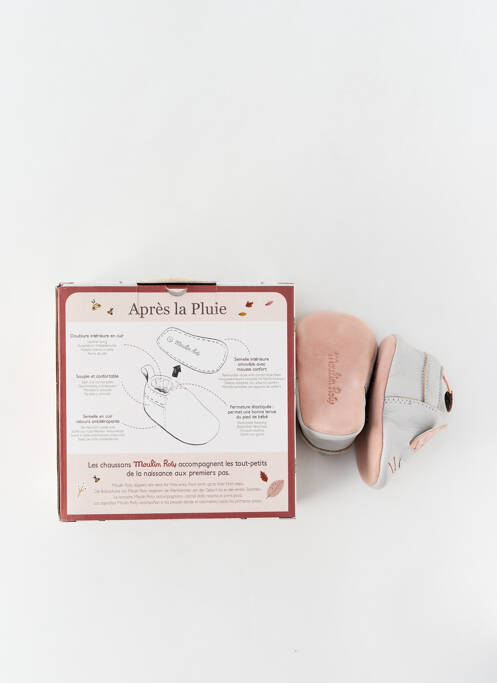 Papuci/Pantofi de casă gri MOULIN ROTY fată