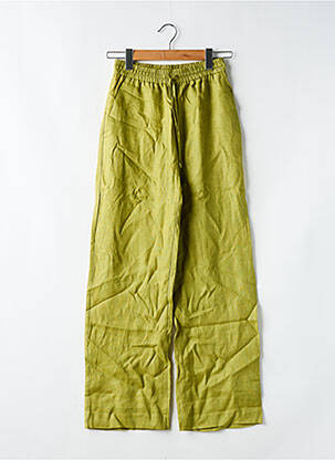 Pantalon larg verde ZARA femeie