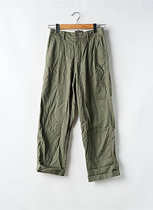 Pantalon drept țesătură poplin mărime normală verde DOCKERS femeie