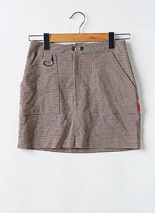 Fustă mini croială dreaptă roșu PULL & BEAR femeie