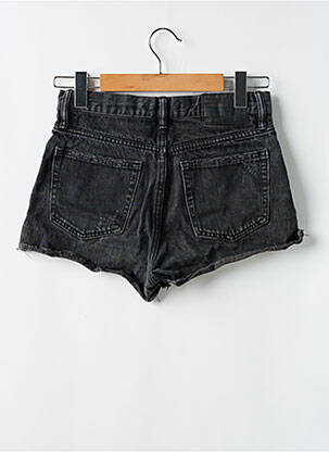 Șort țesătură denim mărime normală negru PULL & BEAR femeie