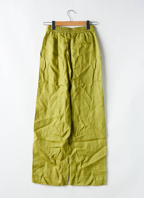 Pantalon larg verde ZARA femeie