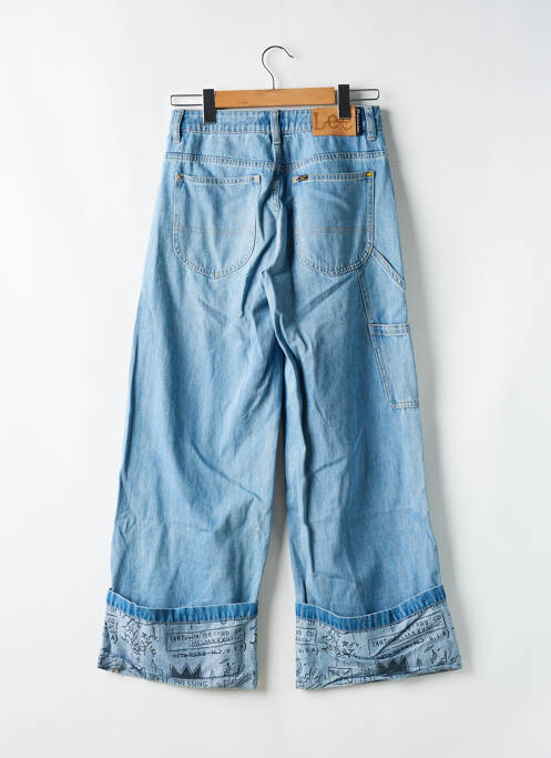 Blugi cu croială largă albastru LEE femeie