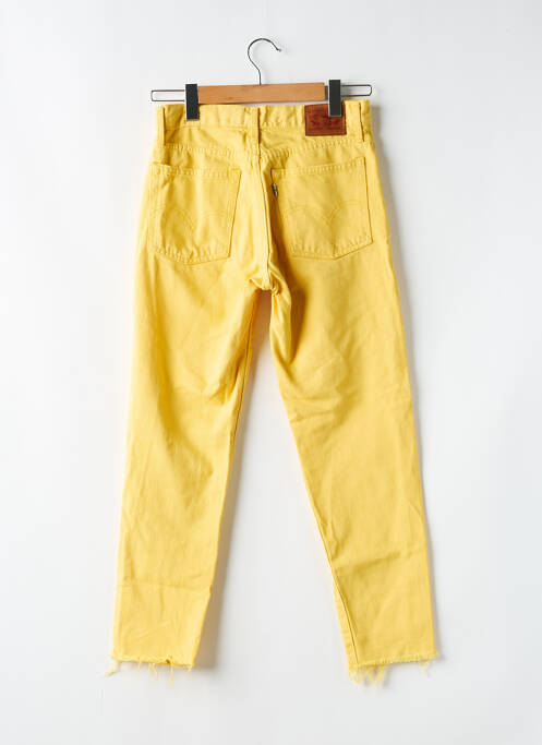 Blugi cu croială slim galben LEVIS femeie