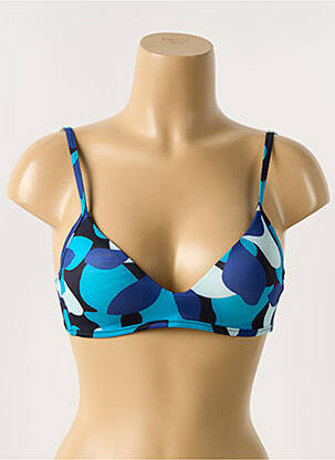Sutien de costum de baie elasticitate top sutien modelat albastru SLOGGI femeie